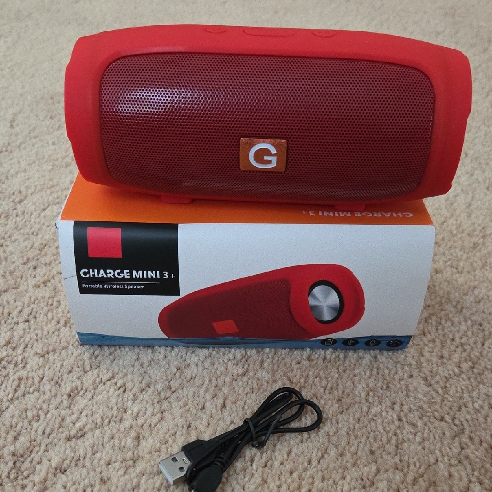 Charge Mini 3+ Red Portable Speaker
